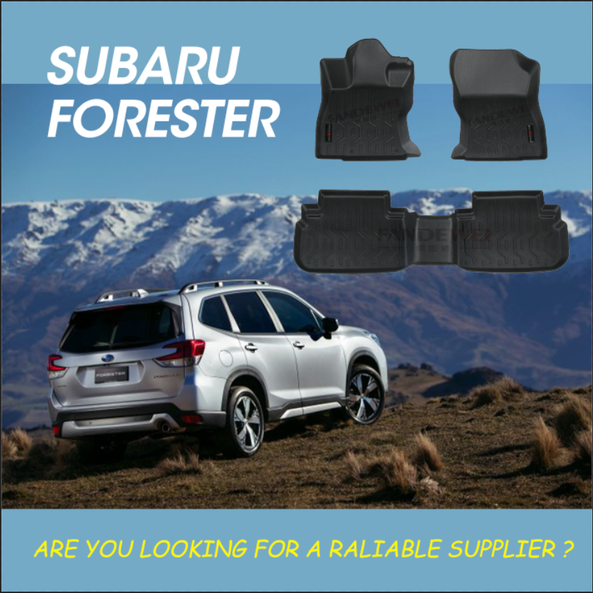 Subaru Foresterの最大装飾ライナーカーマット