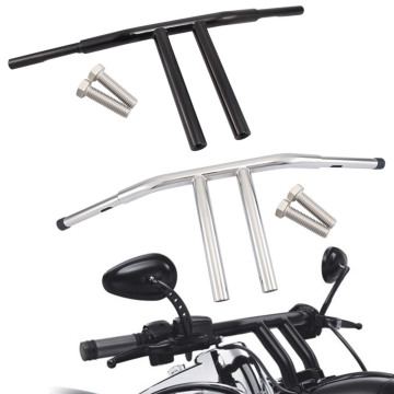 Factory Direct Sales Solid Steel Motorcycle T Bar Handlebars for Harley Models 1996-2017