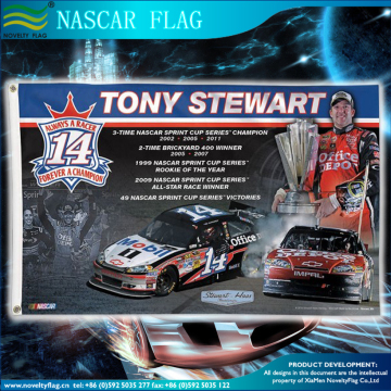 Tony Stewart scarf Tony Stewart flags nscar flag Tony Stewart car window Flags for sport