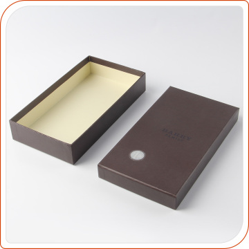 Custom logo printed box packing recycled cardboard brown boxes packaging