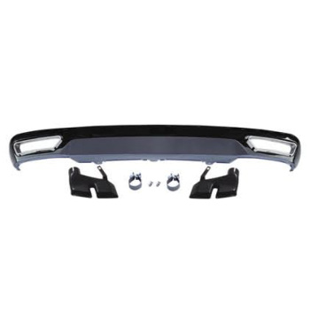 A6 Class A6 W12 Rear Diffuser with Tail Pipe and Normal Rear Lip for Audi