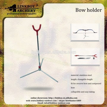 linkboy LBC033 stainless steel bow holder for bow and arrow
