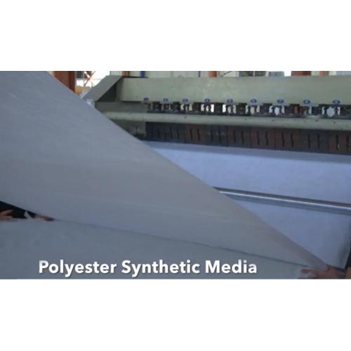 J Polyester synthetische filtermedia