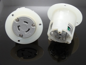 Grounding Reliable NEMA L5-20C Locking Connector 20 Amps 125 Volt