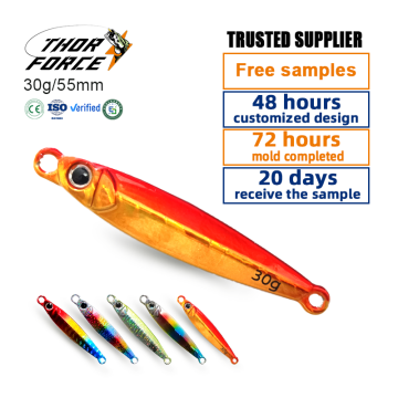 THORFORCE High Quality Bionic Tungsten Jigging Lures - Fast Sinking Inshore Jigs 10g-40g