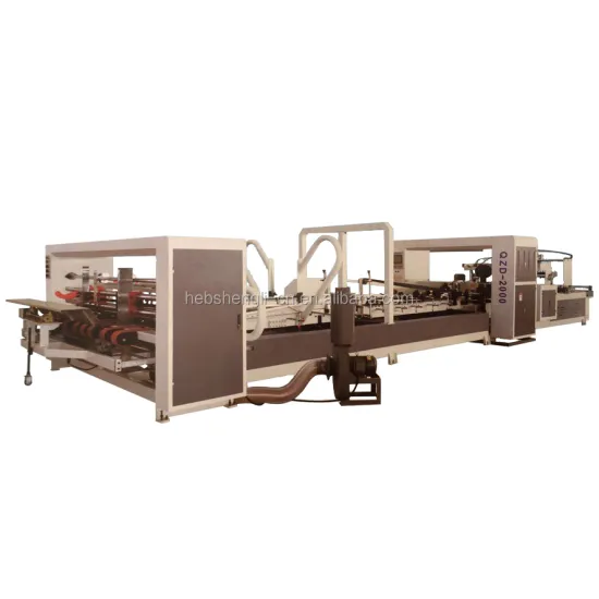 High Speed Automatic Carton Gluing Stapling Machine - China Manufacturer Sales