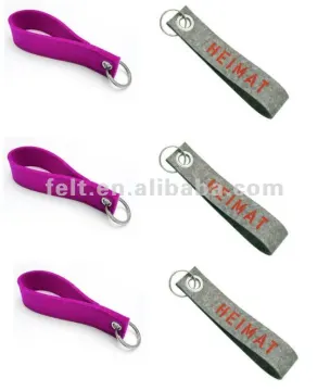 felt fabric keychain