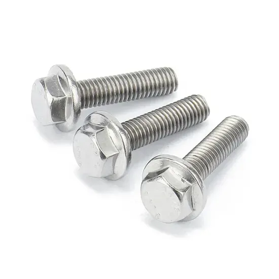 High Quality Stainless Steel Hexagon Flange Bolts M3-M30
