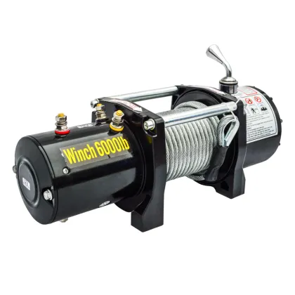 Electric Winch for Boats, Cars, Trucks, ATVs, and UTVs - 9500lbs Pull Capacity, 12V/24V/48V