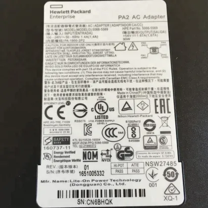 Hewlett Packard Enterprise Power Supply Adapter 5066-2164 5066-5569 4 Pin 90W