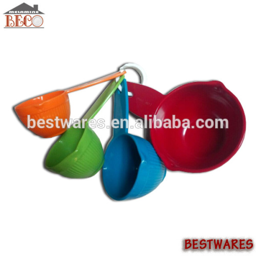 China supply colorful melamine measuring spoon