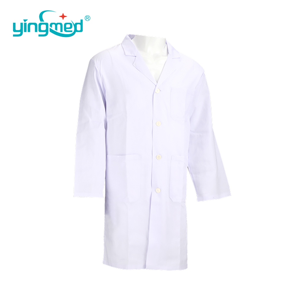 Medical white laboratory gown with CE&ISO