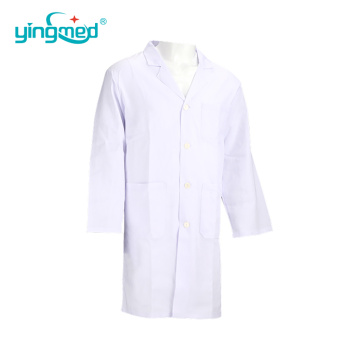 Vestido de laboratório branco médico com CE &amp; ISO