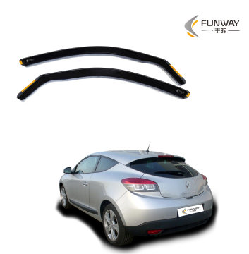4pcs Car Window Visor Sun RainGuard for Renault Megane MK3 2009-2015 3 Door Hatchback