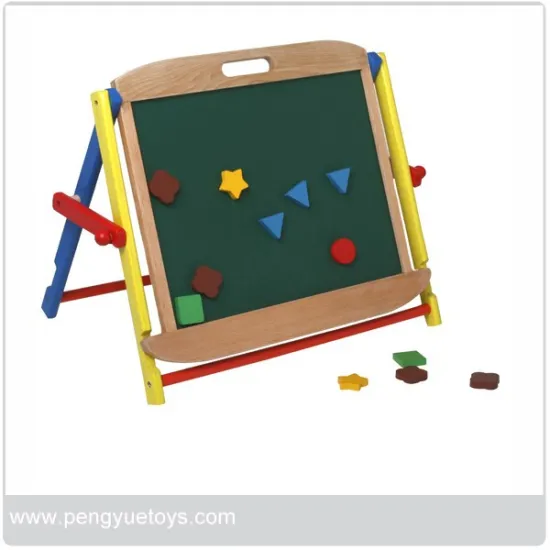 Wooden Double Side Blackboard for Kids