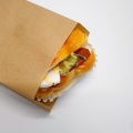 Bolsas de papel resistentes al aceite desechables envasado de alimentos fritos