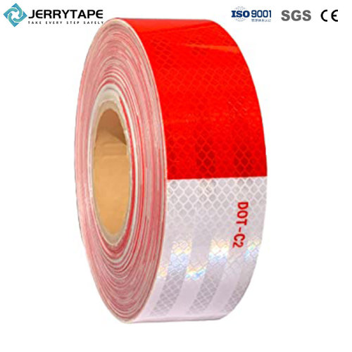 Transportation conspicuity reflective safety DOT-C2 tape