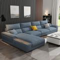 Sofi sofa linen biru abu-abu