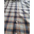 Men Causal One Pocket Y/D Flannel Button Down