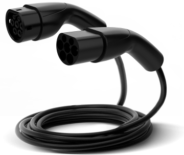 Type 2 Female to Male Plug Adapter for EV Charger