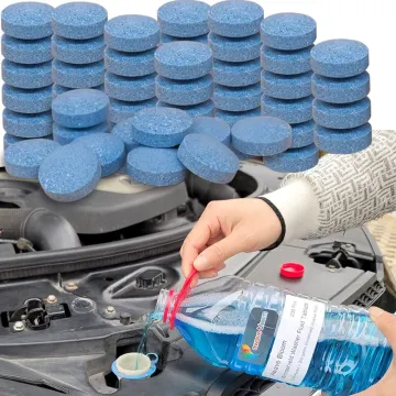 QEEPEI 6PCS Windshield Washer Fluid Concentrated Clean Tablets - All Season Glass Cleaner Concentrate