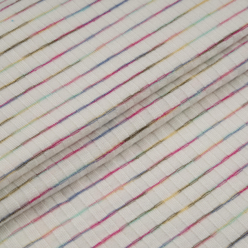 Space Dyed 100% Viscose Spandex Rib Fabric