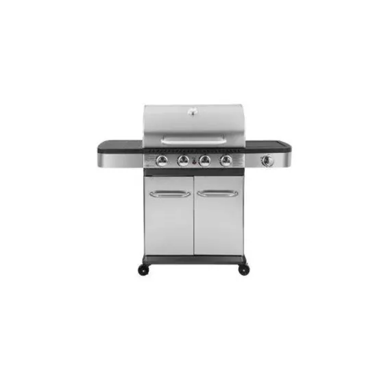 Factory Direct Sale 1285x555x1120mm Size Bbq Stainless Steel Bbq Outdoor Smokeless Barbecue Grill