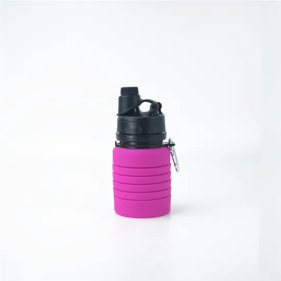 BPA Free Silicone Collapsible Sports Water Bottle