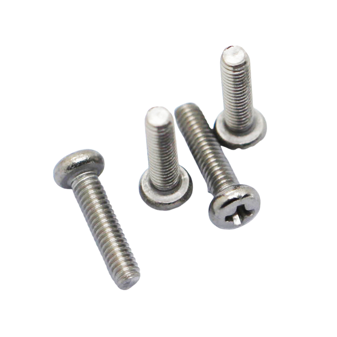 Small head diameter pan head cross screw M2.5 SUS304 industrial micro pump body fastener