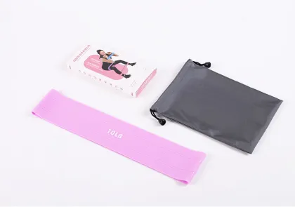 Fitness silicone exercise resistance loop bands set