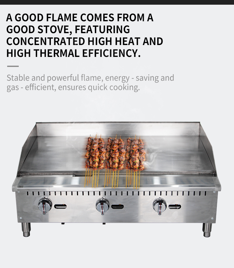 Tabletop electric griddle for food stall Tabletop electric griddle for food stall