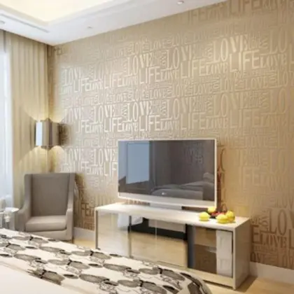 Wallpaper With Love Non - Woven Background