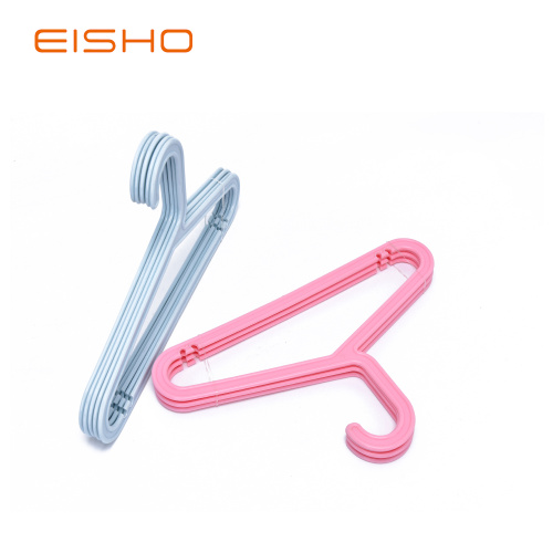 EISHO乾燥衣服用の耐久性のある小さなプラスチック製のハンガー