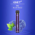 스페인의 원래 Iget XXL 일회용 vape 1800puffs