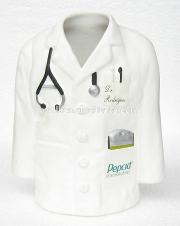 polyresin pen holder,doctor coat pen holder