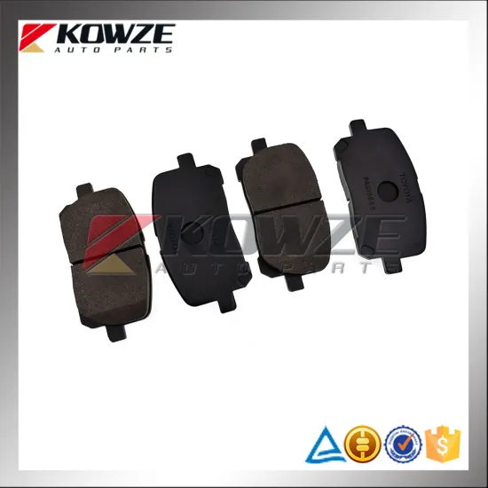 High Quality Auto Car Ceramic Less-metallic Semi-metallic Disc Brake Pad for toyot 04465-02070