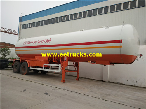 40m3 2 Axles LPG Transportation صهاريج مقطورة