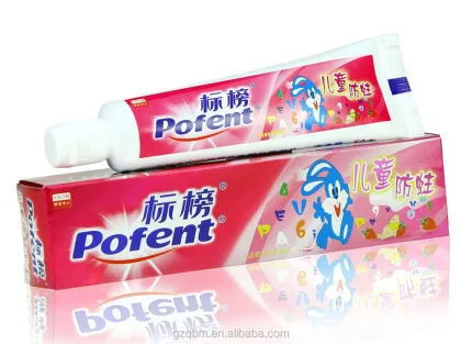 Natural Anti-cavity Fruit Flavor Children Toothpaste