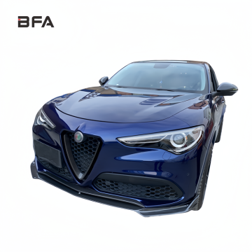 Alfa Romeo Stelvio Carbon Fiber Front Lip Spoiler and Bumper Lower Lip Body Kit