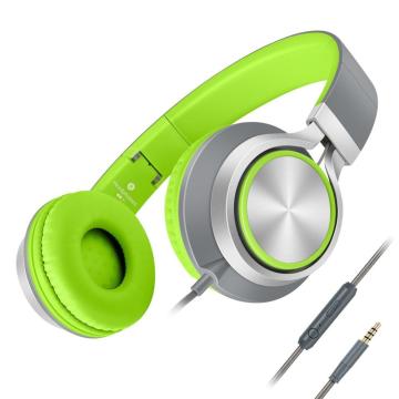 Headphone fashion berkualitas stereo berwarna-warni untuk promosi