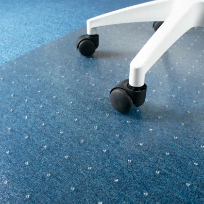 Eco-Friendly PET Carpet Chair Mat - Studded Desk Chair Mats
