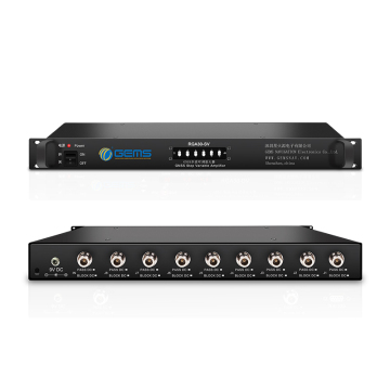 8-Way GPS Amplifier: Rack-Mounted and Step Adjustable