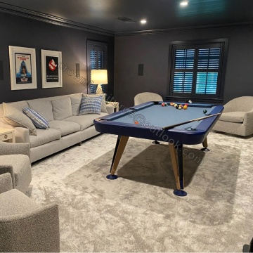 9FT Modern Pool Table with Dual Dining Functionality