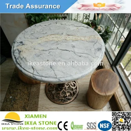 Golden Dream Round Granite Dining Table Top