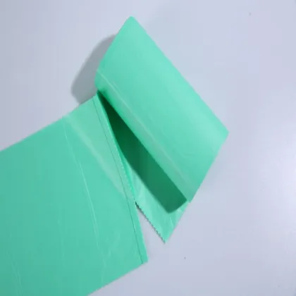 Green 100%biodegradable cornstarch plastic trash bags
