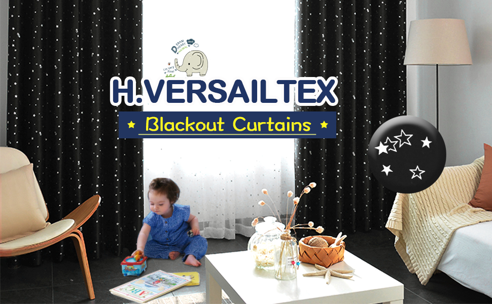 Polyester Indoor Children Curtains