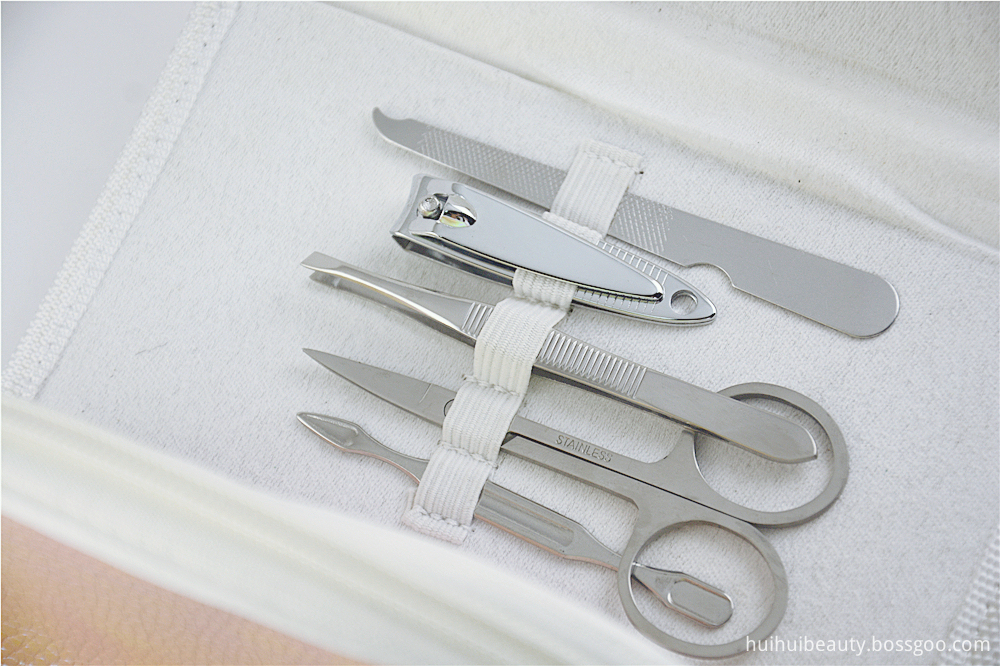 Manicure Set Leather Case