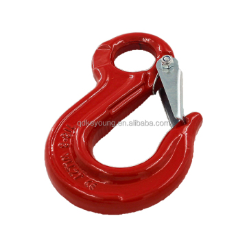 G80 320A Alloy Steel Safety Locking Lifting Eye Hook with Safety Latch