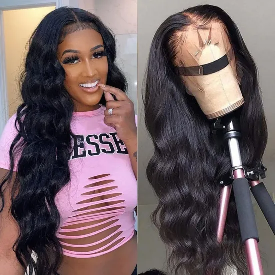Pre Plucked Undetectable Lace For Black Women Human Hair Wigs Real Bone Straight Lace Front Brazilian Wigs Human Hair Lace Front