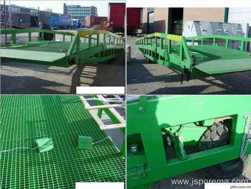 12ton Hydraulic Mobile Dock Loading Yard Ramps